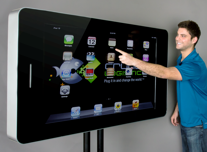 ipad giant screen huge touch award display interactive digi accessory wins prweb